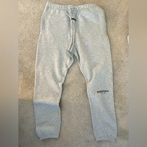 Grey Fear of God Essentials Sweatpants